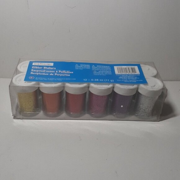 Creatology 12 Glitter Shaker Variety Pack Multicolor Multipurpose Crafting Lot - Picture 6 of 6